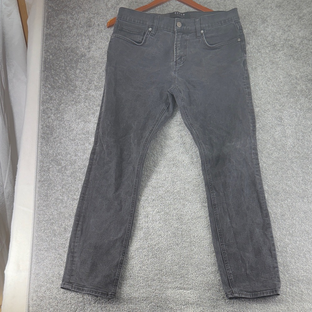 DSTLD Gray Jean Denim Pants Mens Size 33 X 30 Straight Leg